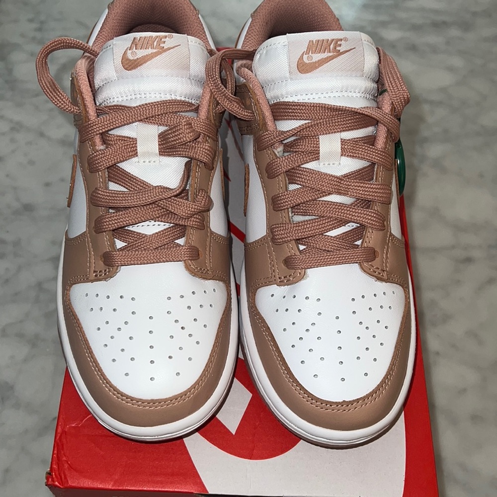 Authenticated Nike dunk low rose whisper size 6.  New and never worn